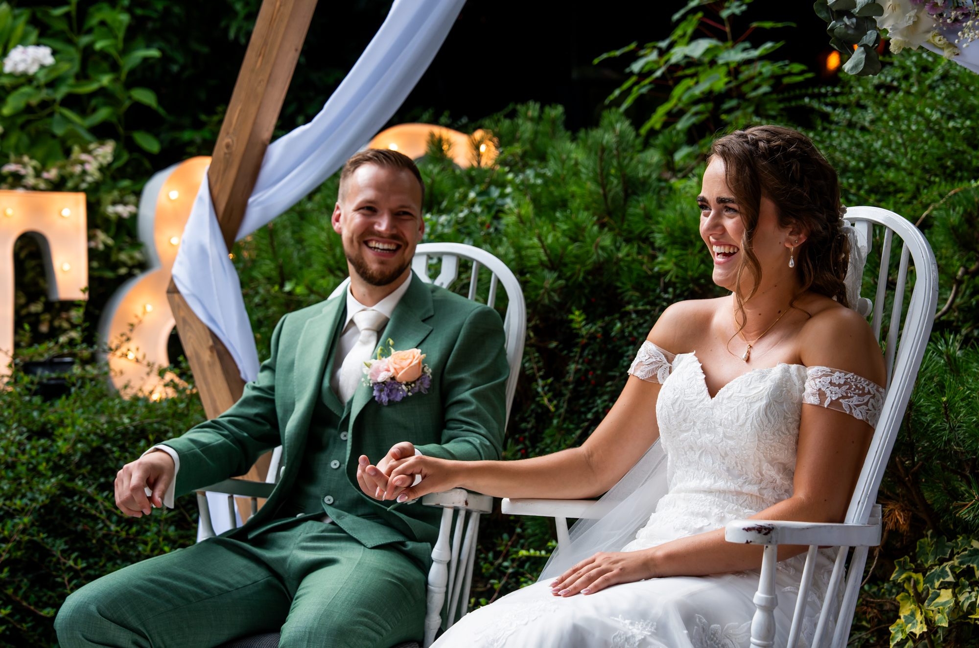 Trouwceremonie bij Robachers watermolen