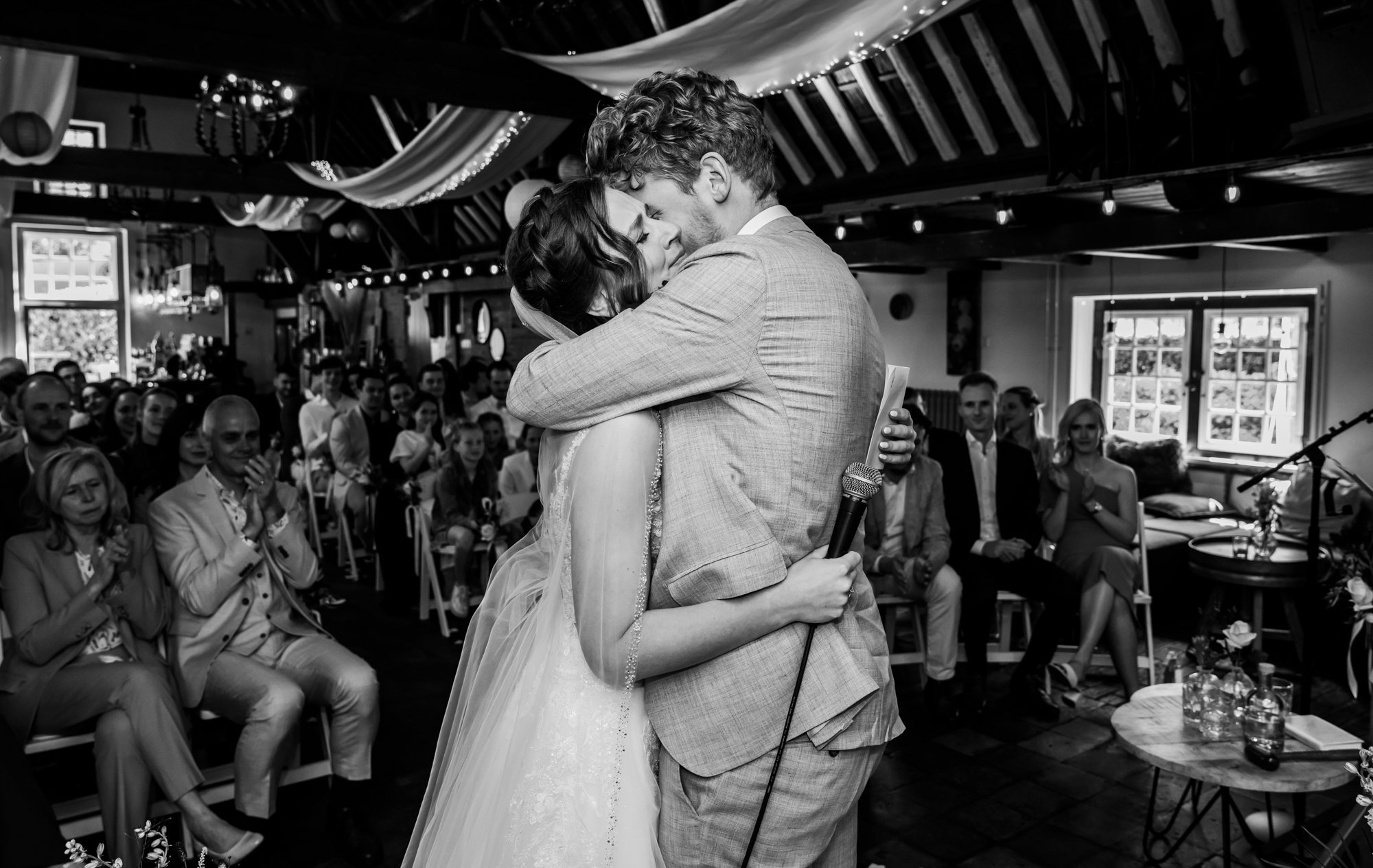 Geloften tijdens de trouwceremonie op de locatie Willemshoeve
