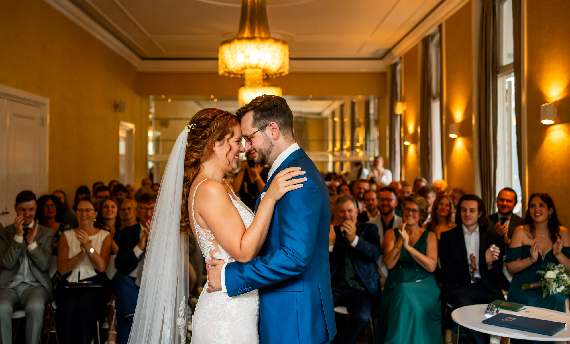 Trouwceremonie bij Villa clementine in Purmerend